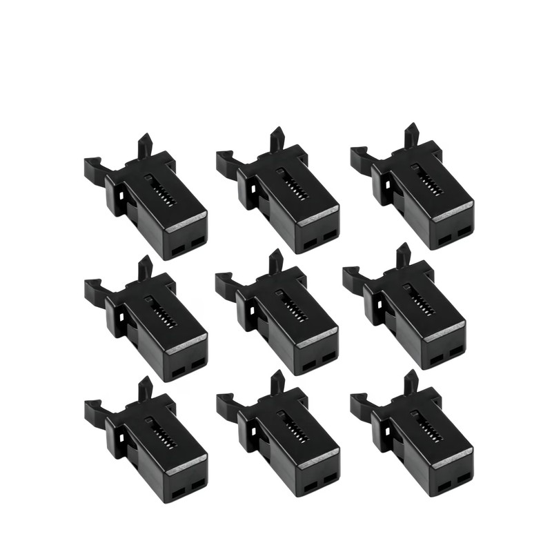 Body Jewelry Kitchener - 20個入りスプリングスナップボタン、黒色プラスチックボディ、ジュエリーボックスキッチンキャビネットドア、汎用交換品