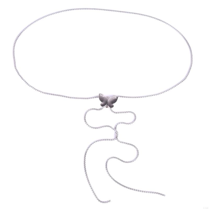 Body Jewelry For Sensitive Skin - 大人向けの調節可能なボディチェーン付き人間工学に基づいたバタフライウエストアクセサリー