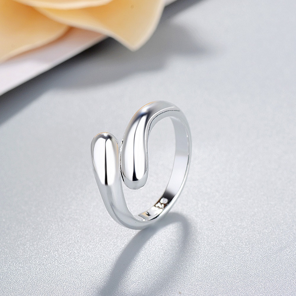 Body Jewelry High Quality - 人気の高品質ブランド925スターリングシルバー製ウォータードロップリング、女性用ファッションウェディングパーティーファインジュエリー、クリスマスギフト