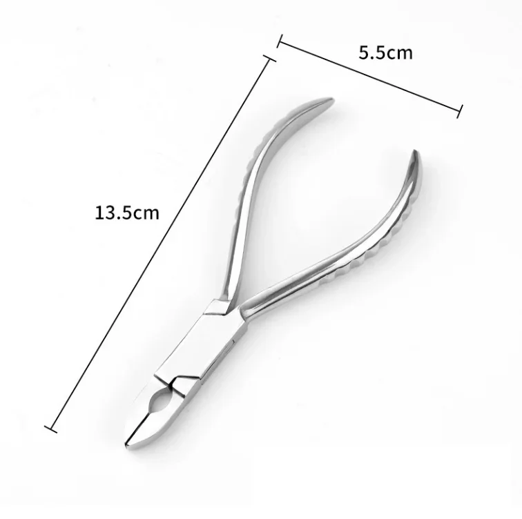 Body Jewelry Repair - 1個入り 多機能ステンレス製ボディピアスリング用プライヤー、プロ仕様のジュエリー修理用クランプツール