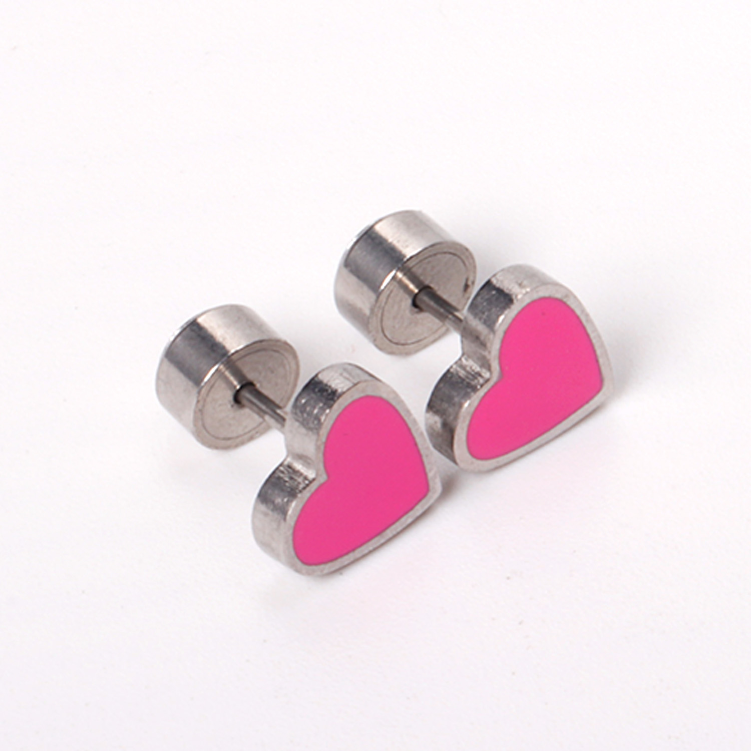 LUXUKISSKIDS ロマンチックなラブハートレッド/ピ - Body Jewelry Surgical Steel のレビューと価格