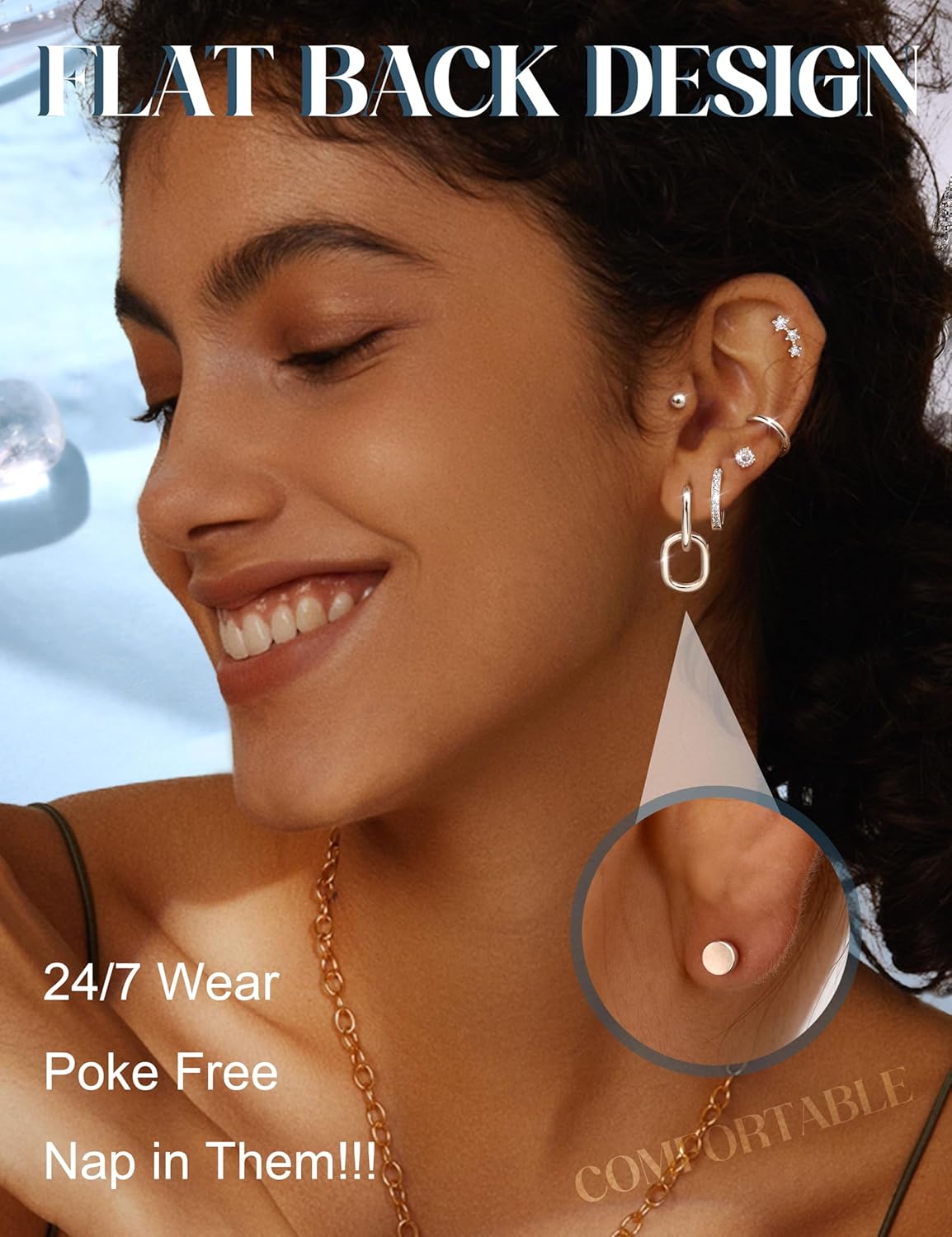 Drperfect 2個/1ペア 低アレルギー性フラットバッ - Body Jewelry Surgical Steel のレビューと価格