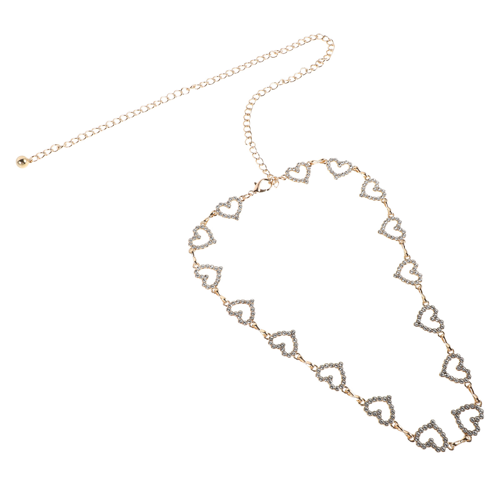 長さ調節可能なウエストチェーン、ラインストーン付きメタルベル - Body Jewelry Waist Chains のレビューと価格