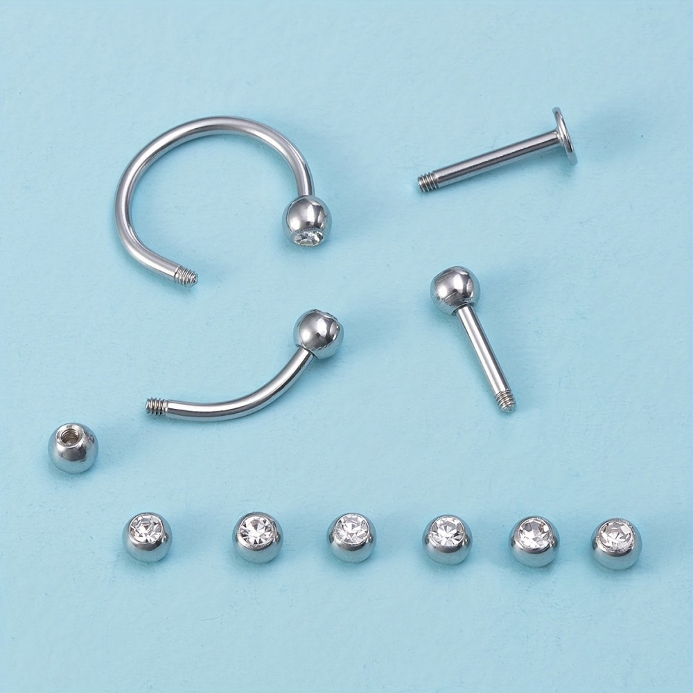 10 個ピアスボール 3 ミリメートル 5 ミリメートルステ - Body Jewelry Store のレビューと価格