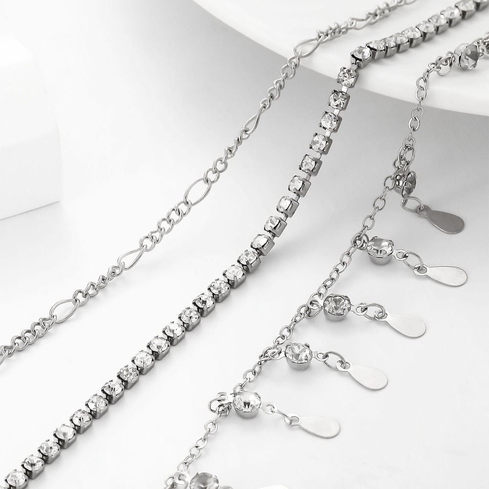 ボヘミアンファッション蝶ラインストーンタッセルメタルチェーン - Body Jewelry Types のレビューと価格