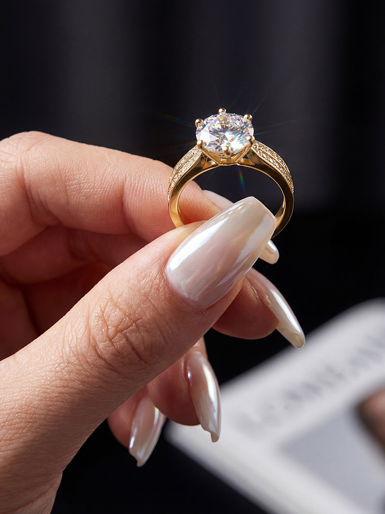 ファッション 1カラット モアサナイト ダイヤモンド ホワイ - Body Jewelry High Quality のレビューと価格