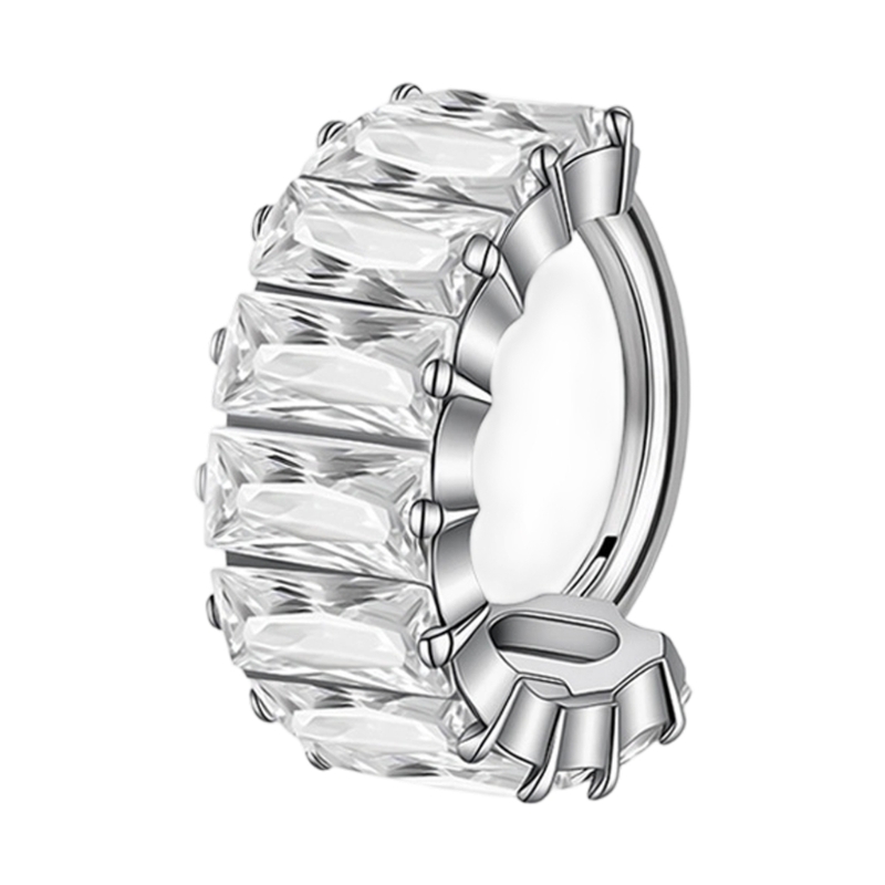 鼻中隔リングクリッカー耳軟骨珠ローブボディピアスジュエリー - Body Jewelry For Sensitive Skin のレビューと価格