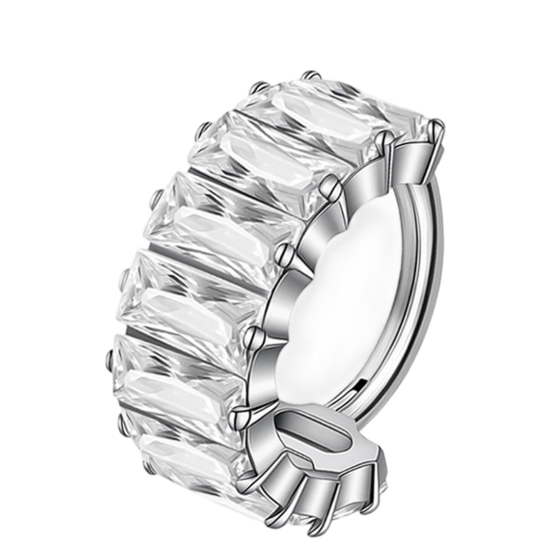 鼻中隔リングクリッカー耳軟骨珠ローブボディピアスジュエリー - Body Jewelry For Sensitive Skin のレビューと価格