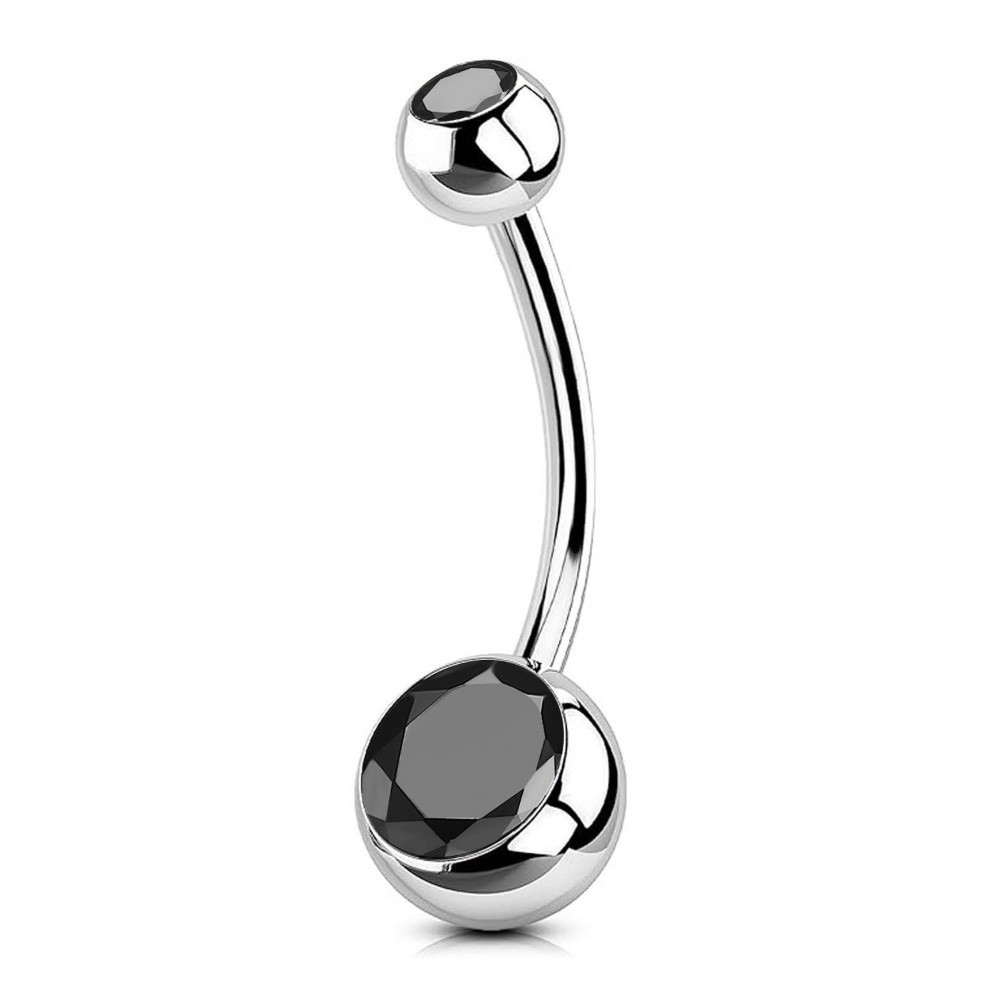 高品質チタン素材へそピアス カーブしたダングルデザイン ベリ - Body Jewelry High Quality のレビューと価格