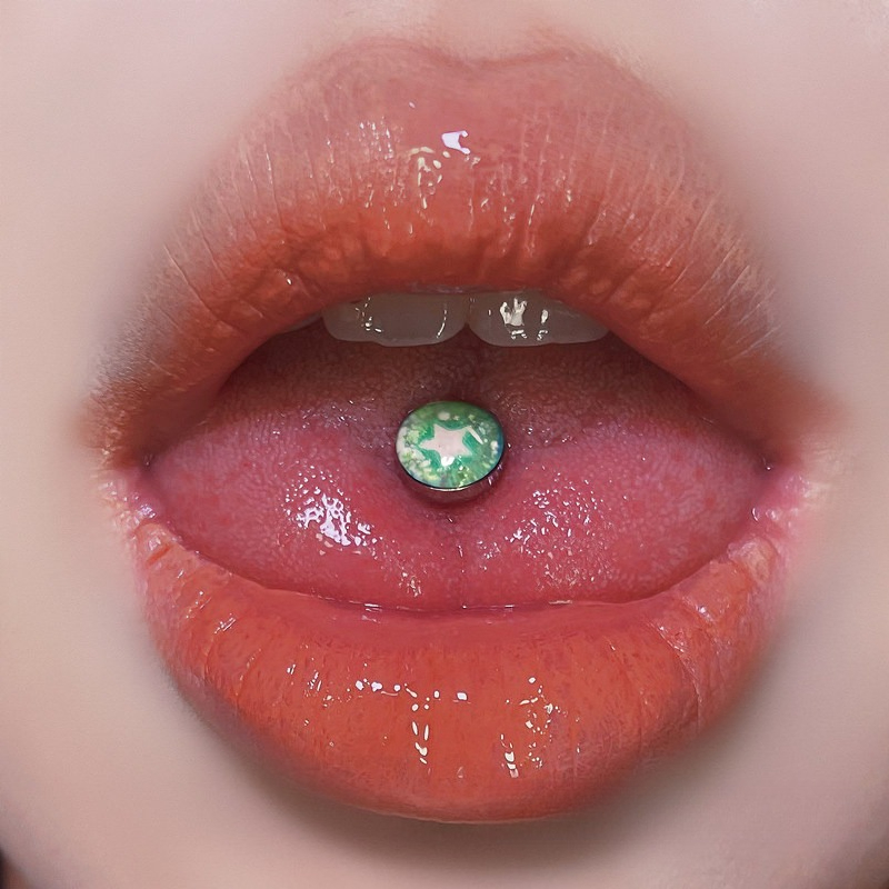 1Pc 新しいトレンディな甘いクールなスタイルのステンレス鋼 - Body Jewelry High Quality のレビューと価格