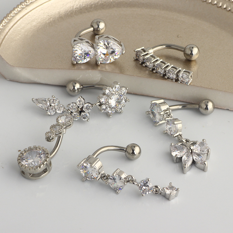 へそピアス ダングルベリーリング サージカルステンレス 14 - Body Jewelry Surgical Steel のレビューと価格