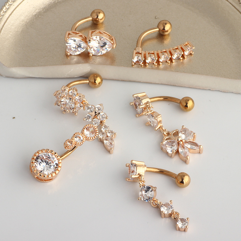 へそピアス ダングルベリーリング サージカルステンレス 14 - Body Jewelry Surgical Steel のレビューと価格