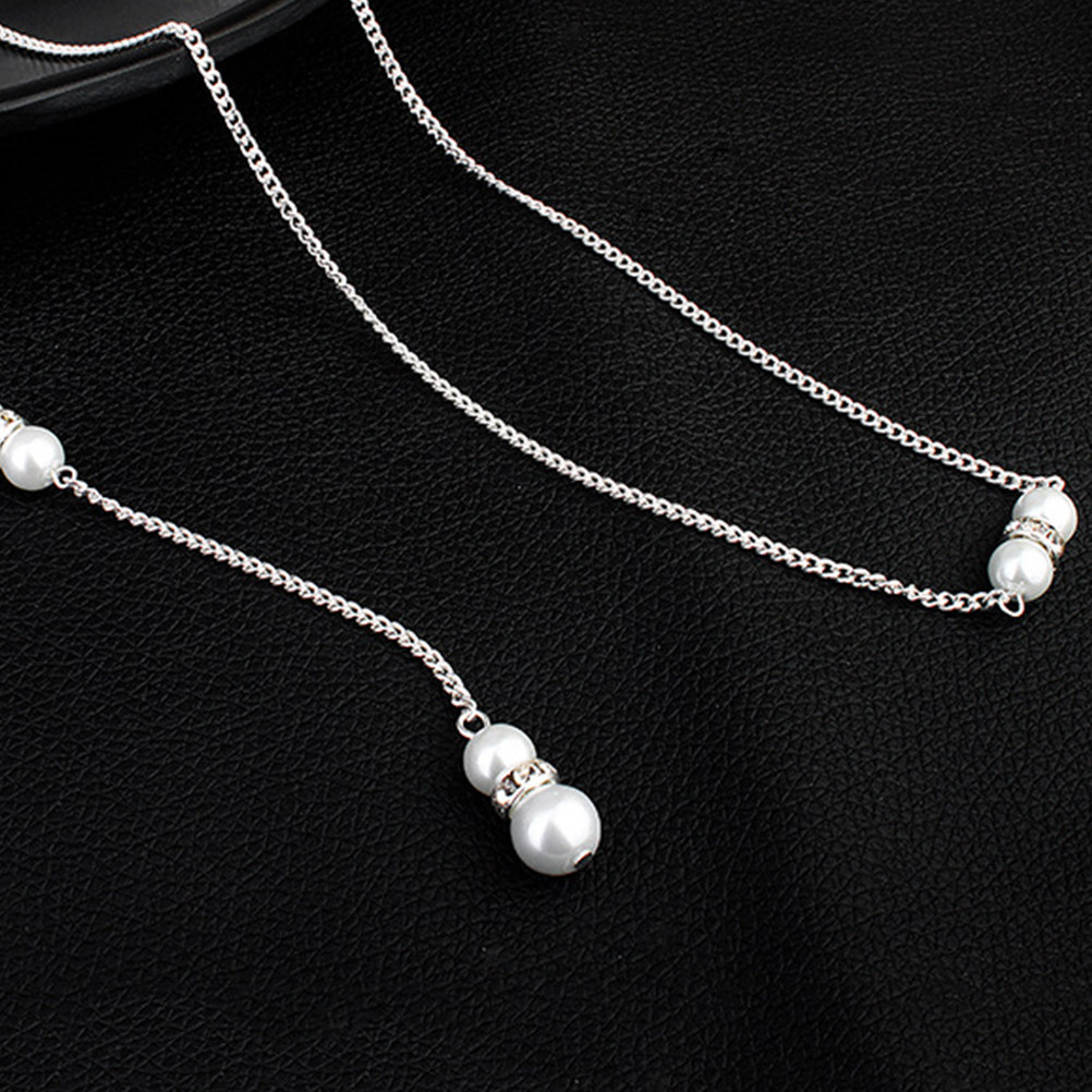 背中が開いたドレスに合うネックレス。ブライダルシャワーや結婚 - Body Jewelry For Backless Dress のレビューと価格