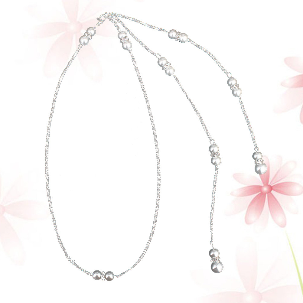 背中が開いたドレスに合うネックレス。ブライダルシャワーや結婚 - Body Jewelry For Backless Dress のレビューと価格