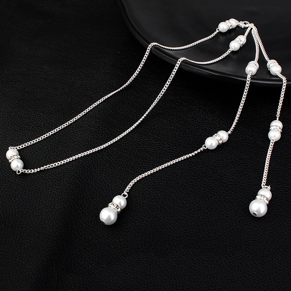 背中が開いたドレスに合うネックレス。ブライダルシャワーや結婚 - Body Jewelry For Backless Dress のレビューと価格