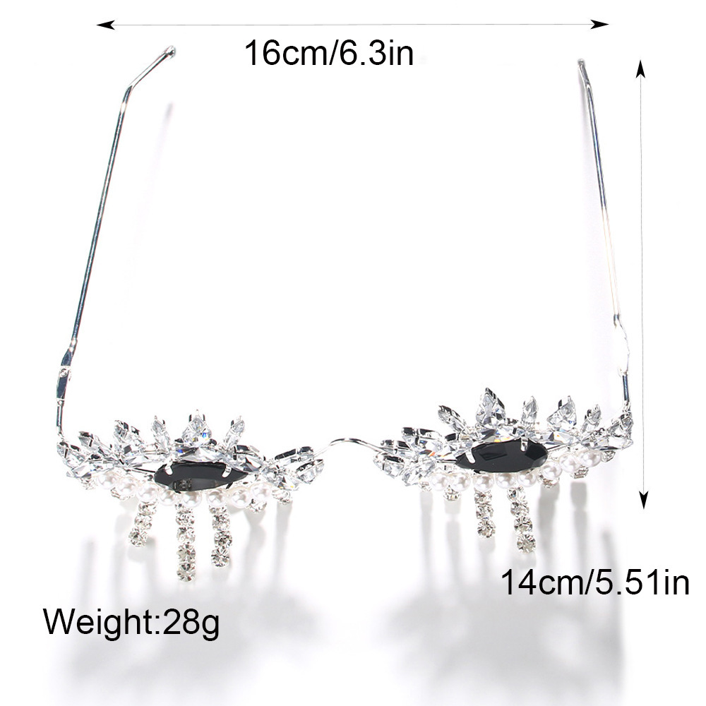 Stonefans-女性用タッセルグラスフレーム、デザイナー - Body Jewelry Types のレビューと価格