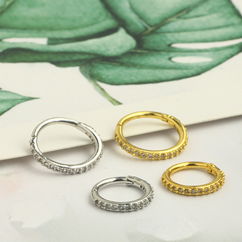女性用ヘリックスピアススターピアス,ジルコニア,葉,ルーク, - Body Jewelry Surgical Steel のレビューと価格