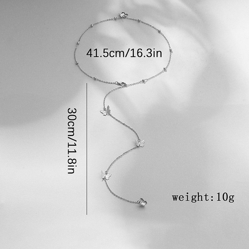 エレガントなクリスタルブライドバックチェーンネックレスドレス - Body Jewelry For Backless Dress のレビューと価格